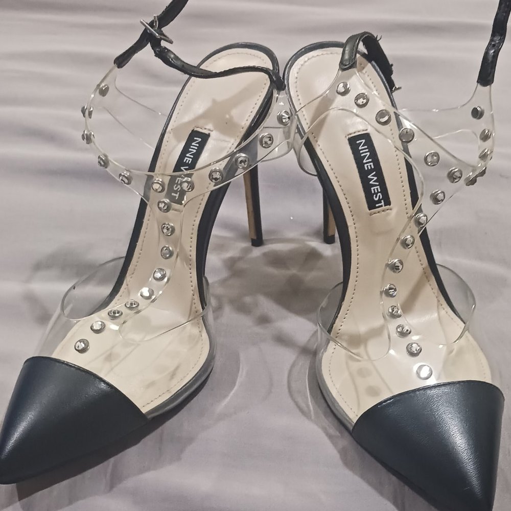 Nine west studed heel